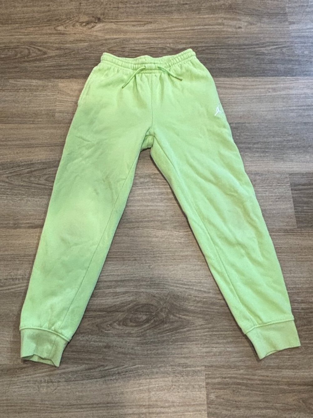 Jordan Jumpman Kids Jogger Sweatpants | Neon Green | Size Medium (10-12)